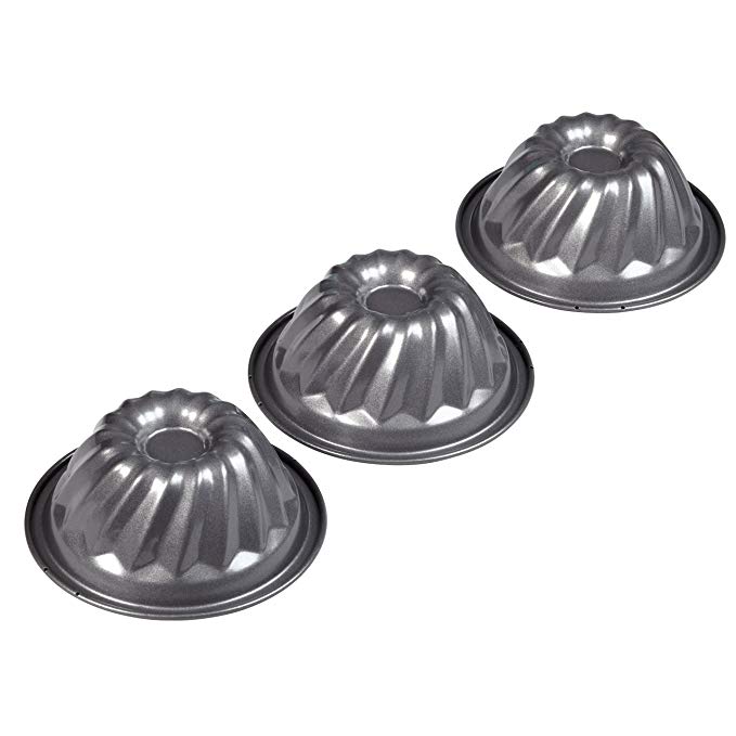 Wilton Non-Stick Mini Fluted Tube Cake Pan Set, 3-Piece