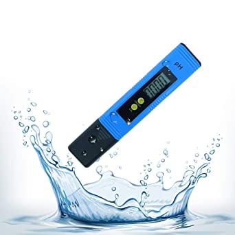 PH Meter, Tinpec PH Tester 0.01High Accuracy EC Digital PH Tester Pen with 0-14 PH Measurement RangeATC Buffer Powder for Drinking Pool Aquarium Water
