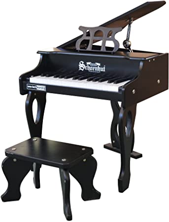 Schoenhut 30 Key Digital Baby Grand Piano, Black