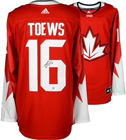 Jonathan Toews Chicago Blackhawks Autographed Team Canada 2016 World Cup of Hockey Jersey - Fanatics Authentic Certified