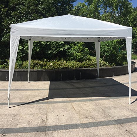 Kinbor 10’x10’ Canopy Wedding Party Tent Heavy Duty Outdoor Gazebo White/Blue