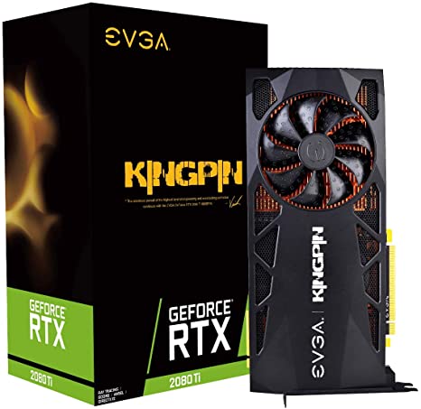 EVGA GeForce RTX 2080 Ti K|NGP|N Gaming, 11GB GDDR6, iCX2 Technology, Hybrid Cooler, OLED Display, Metal Backplate, 11G-P4-2589-KR