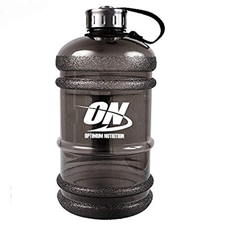 Optimum Nutrition Water Bottles With Stainless Steel Cover Large Capacity Handle Portable Water Bottles For Outdoor Sports (2.2 Liter)