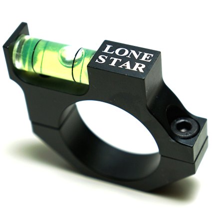Lonestar Precision Rifle Scope Bubble Level Indicator aka Anti Cant Device for Precision Shooting or Hunting Fits 1inch/30mm Tube