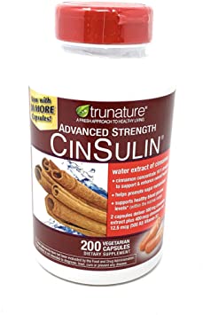 Trunature Advanced Strength Cinsulin 200 Capsules