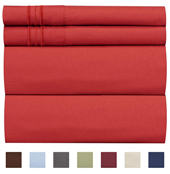 Extra Deep Pocket Sheets - Deep Pocket Queen Sheets - Extra Deep Pocket Queen Sheets - Deep Fitted Sheet Set - Extra Deep Pocket Queen Size Sheets - Deep Pockets Sheets fit 18 Inch to 24 Inches Sheets