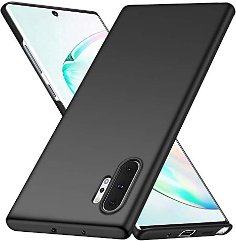 AEDILYS Samsung Galaxy Note 10 Plus Case| | Ultra Slim | Lightweight | [Anti-Drop] | Wireless Charging | Compatible with Samsung Galaxy Note 10 Plus Phone Case Cover- Black