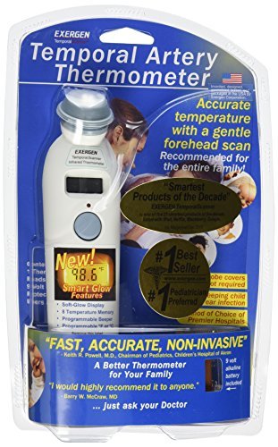 Exergen Temporal Artery Thermometer MODEL# 2000C TAT-2000C Battery by Exergen