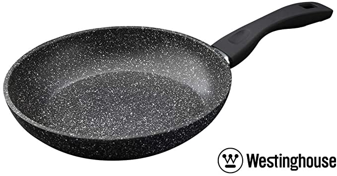 Westinghouse Marble Coated Non-Stick Skillet (8-inch),Fry Pan, Cooking Pan,Good for All Kinds of cooktops Gas, Electric, Induction, Halogen, Easy to Clean,Dishwasher Safe,Durable…
