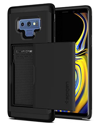 Spigen Slim Armor CS Galaxy Note 9 Case with Slim Dual Layer Wallet Design and Card Slot Holder for Samsung Galaxy Note 9 (2018) - Black