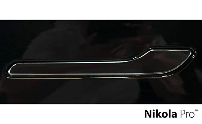 Nikola Pro Tesla Model 3 Door Handle Wrap Kit (Obsidian Black Metallic)