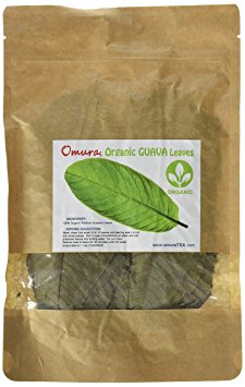 ORGANIC Omura GUAVA Leaves Dried For Tea( 50 LEAVES MORE )