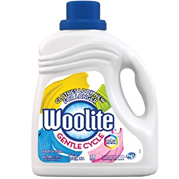 Woolite GENTLE CYCLE Liquid Laundry Detergent, 75 Oz, With Color Renew, HE and Regular Washers