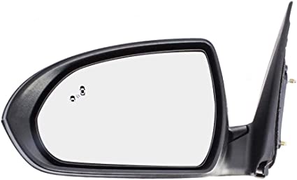 Drivers Power Side View Mirror Heated w/Blind Spot Detection Replacement for 17-18 Hyundai Elantra Sedan 87610F3020