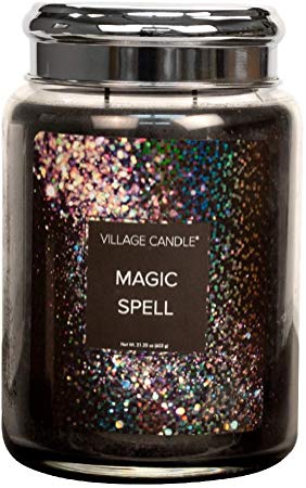 Village Candle Magic Spell 26 oz Glass Jar Scented Candle, Large