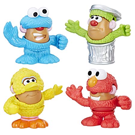 Mr Potato Head Playskool Friends Sesame Street Spuds Mini Container