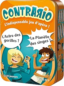 Asmodee - Cocktail Games - Contrario - Jeu d'Ambiance Amusant pour Adultes et Enfants dès 12 Ans -Jeu de Cartes Autour Des Expressions Françaises - Jeu de Devinettes - 20 Minutes - 3 À 10 Joueurs