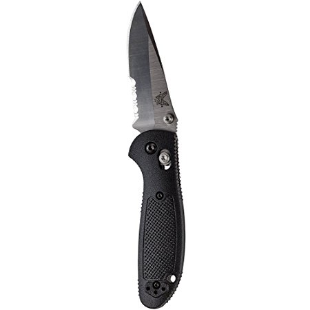 Benchmade - Mini Griptilian 556 Knife, Drop-Point