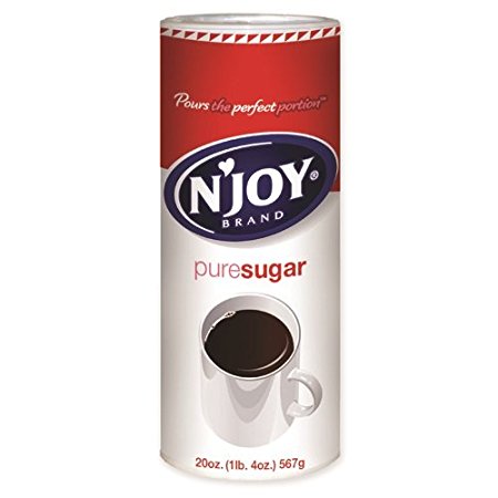 N'Joy Sugar Canisters, 20 ounce, (Pack of 6)