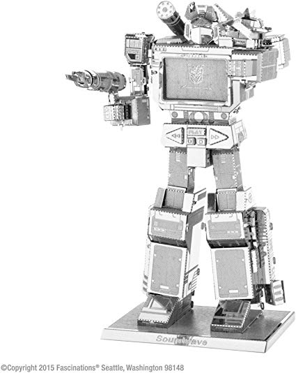 Metal Earth Transformers Sound Wave, 3D Model Kit