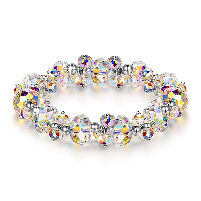 LADY COLOUR Bracelet ♥Gifts for Her♥ When in Rome 7 Inch Crystal Bracelet Made with Swarovski Crystals - Encounter Your Romance