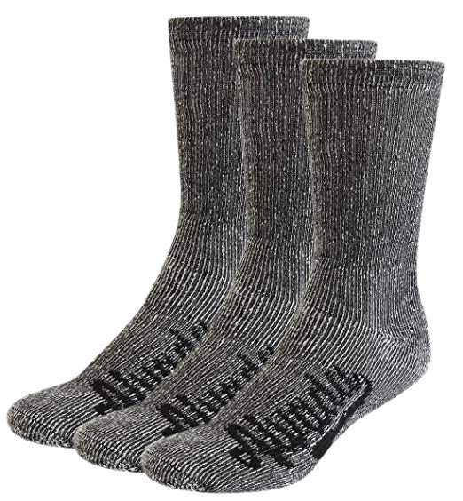 Alvada 80% Merino Wool Hiking Socks Thermal Warm Crew Winter Sock for Men & Women 3 Pairs