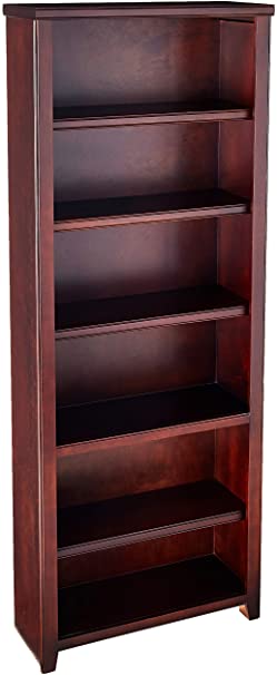 Martin Furniture Tribeca Loft 84" Bookcase - Fully Assembled, Tall, Cherry