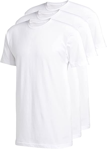 adidas Men's Athletic Comfort Crew Neck Undershirt (3-Pack)