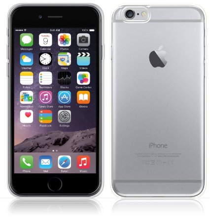 SDTEK Clear iPhone 6  6S Case Thin Transparent Soft Gel TPU Silicone Case Cover