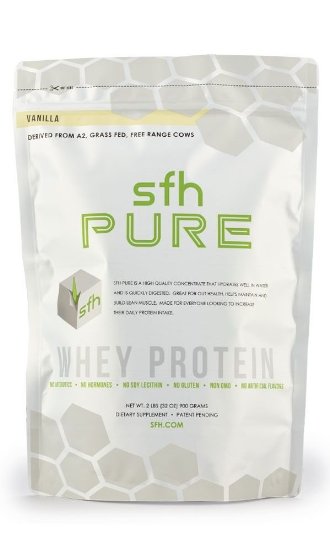 Stronger Faster Healthier Pure Whey Protein Powder (Vanilla)