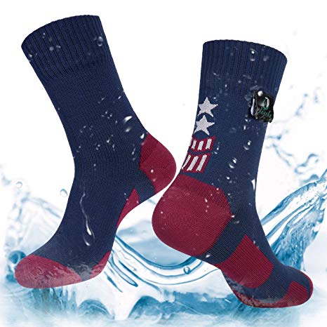 Layeba 100% Waterproof Breathable Socks [SGS Certified] Unisex Outdoor Sports Hiking Trekking Skiing Socks 1 Pair & 2 Pairs