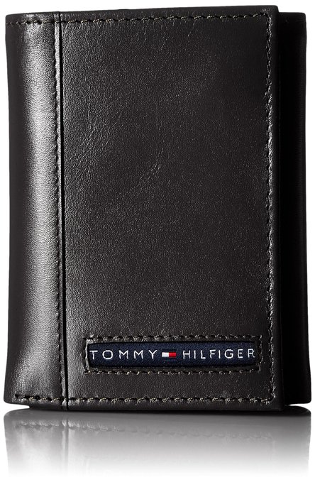 Tommy Hilfiger Men's Leather Cambridge Trifold Wallet