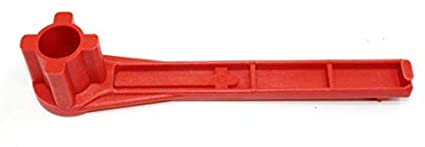 Gas and Bung Wrench Non Sparking Solid Drum Bung Nut Wrench Multi-Pack (RED) (1)