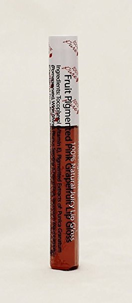 100% Pure Fruit Pigmented Lip Gloss, Pink Grapefruit, 1 Ounce