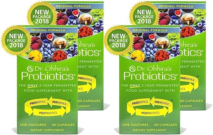 Dr. Ohhira's Probiotics Original Formula, 60 Caps (4 Pack)