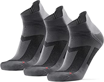 DANISH ENDURANCE Calcetines Cortos de Running, Calcetines Deportivos Antiampollas, Hombres y Mujeres, 3 o 5 Pares