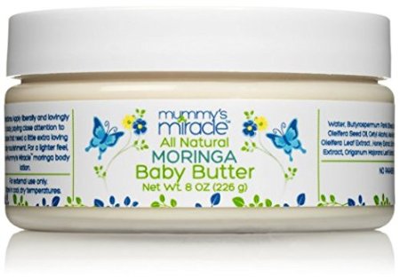 All Natural Mummy's Miracle Moringa Baby and Mummy Butter Cream 8 oz - Single