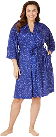 Dreams & Co. Women's Plus Size Cooling Robe