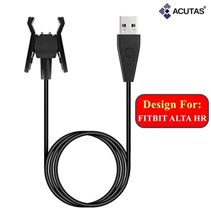 ACUTAS USB Charging Cable Charger Cord for Fitbit Alta HR Wireless Activity Wristband