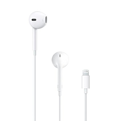 REBUQI Premium Lightning Earphones,headphones/Earbuds with Stereo Microphone&Remote Control Perfect For apple iPhone SE,5S,6,6S,6S Plus,Tablet PC,.bluetooth connection.(White,1 Pack)