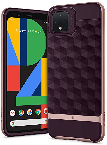 Caseology Parallax for Google Pixel 4 Case (2019) - Burgundy