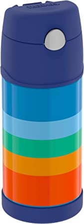 Thermos Funtainer, Cool Retro 12 Ounce Bottle