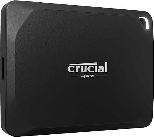 Crucial X10 Pro 2TB Portable SSD - Up to 2100MB/s Read, 2000MB/s Write - Water and dust Resistant, PC and Mac, with Mylio Photos  Offer - USB 3.2 External Solid State Drive - CT2000X10PROSSD902