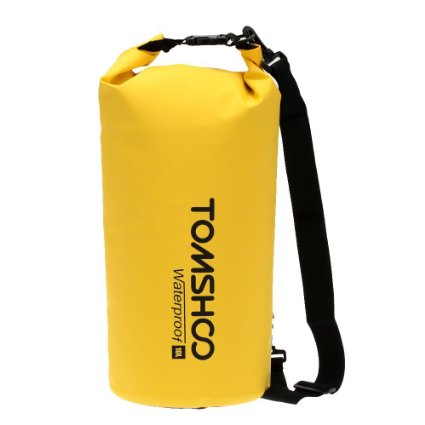 TOMSHOO 10L / 20L Outdoor Water-Resistant Dry Bag Sack Storage Bag for Travelling Rafting Boating Kayaking Canoe Camping Snowboarding