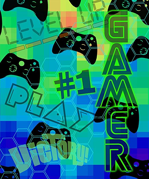 Nu Trendz Signature "Gamer" Video Game Blanket Throw