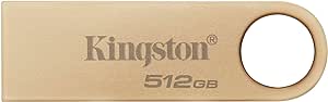 Kingston DataTraveler SE9 Gen 3 - 512GB - 220MB/s beim Lesen - Metall- USB-Stick 3.2 Gen 1 - Gold