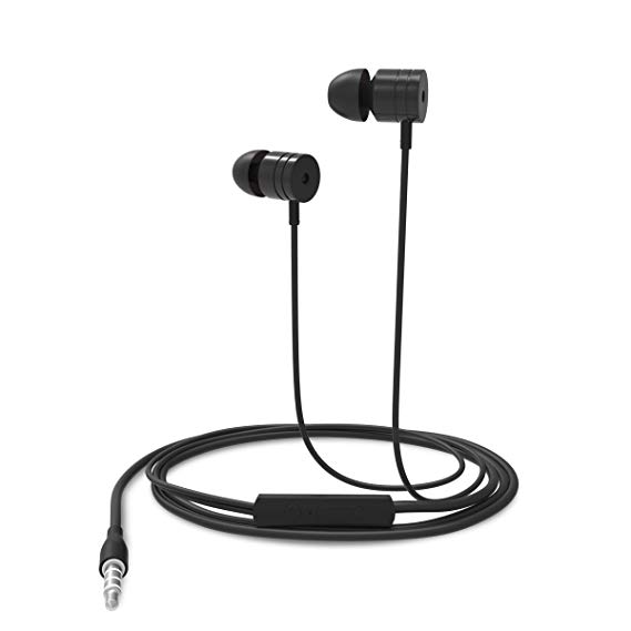 Portronics Por-763 Conch 204 in-Ear Stereo Having 3.5Mm Aux Port Headphone (Black)