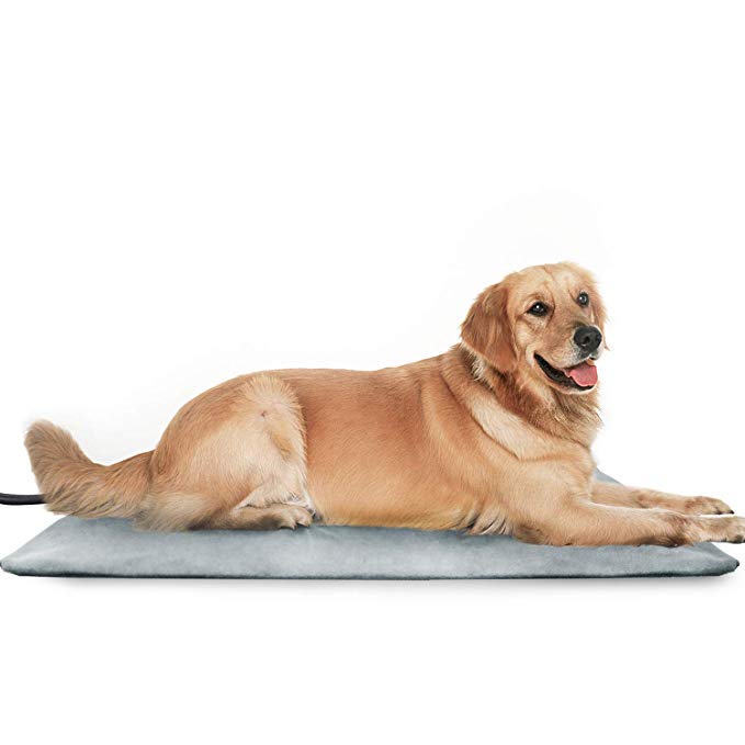 lesotc Large Pet Heat pad, Indoor Waterproof Pet Heating Pad for Large Dogs, Dog Heat Pad （70 X 45 CM）