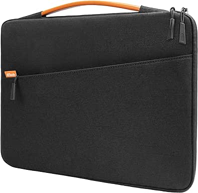 JETech Laptop Sleeve for MacBook Air/Pro, 13-16 Inch Notebook, Waterproof Bag with Portable Handle and Accessory Pocket