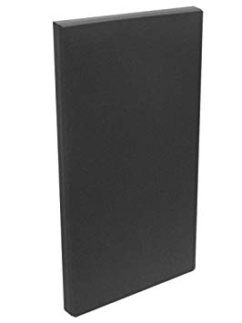 Acoustimac Sound Absorbing Acoustic Panel DMD 4' x 2' x 2" CHARCOAL